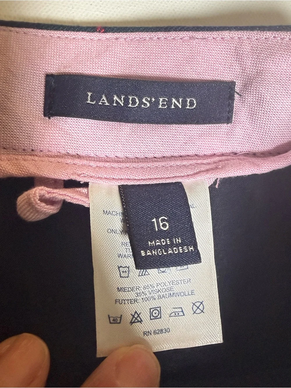 Lands’ End Plaid Skort‎ Size 16 | Green Blue Tartan Pleated Golf Tennis Preppy